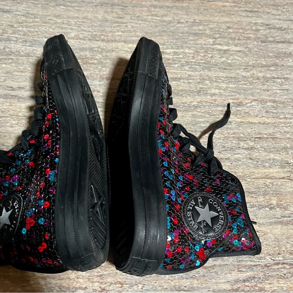 Converse All Star Chuck Taylor sequins high top sneakers - Picture 14 of 16